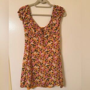 All in Favor Floral Mini Dress